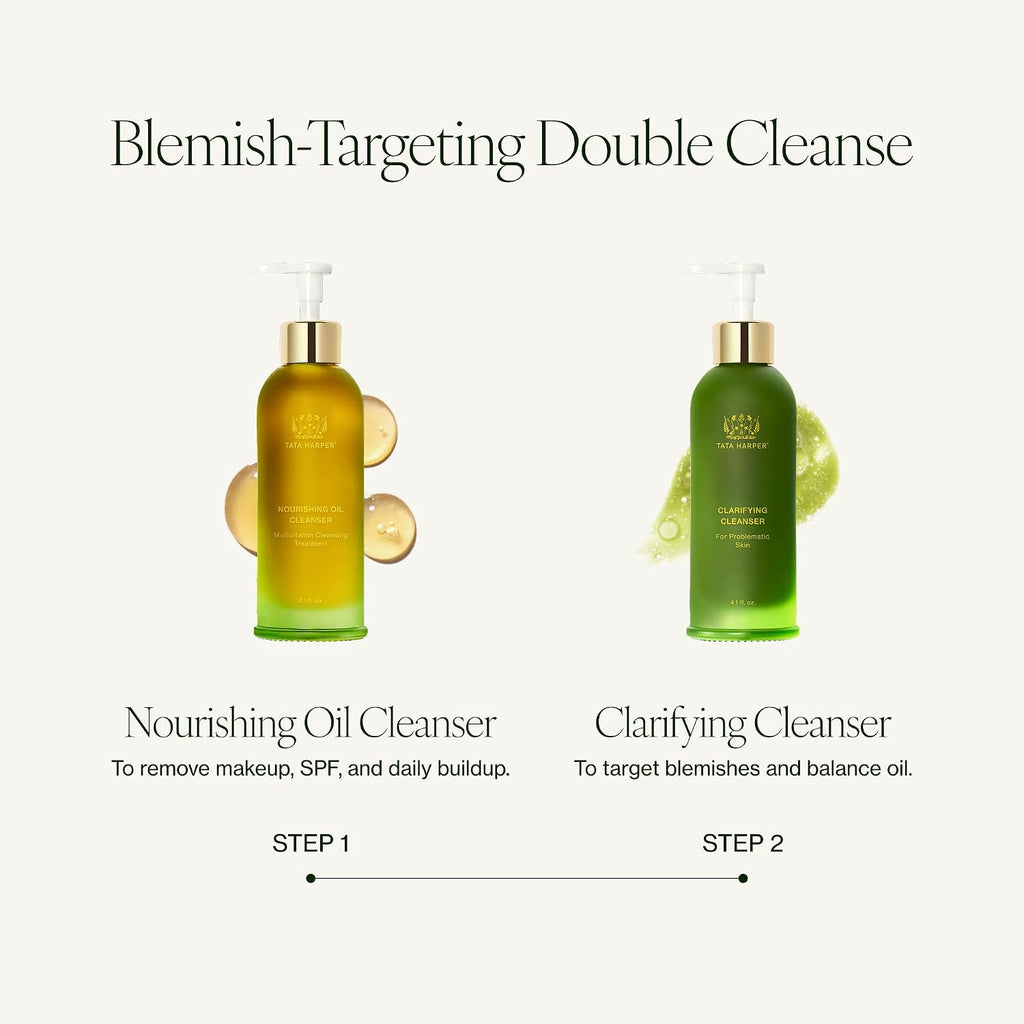 Tata Harper Nourishing Oil Cleanser, Gentle Makeup Removing Cleanser, Cleansing Oil, Natural Skincare, 125ml