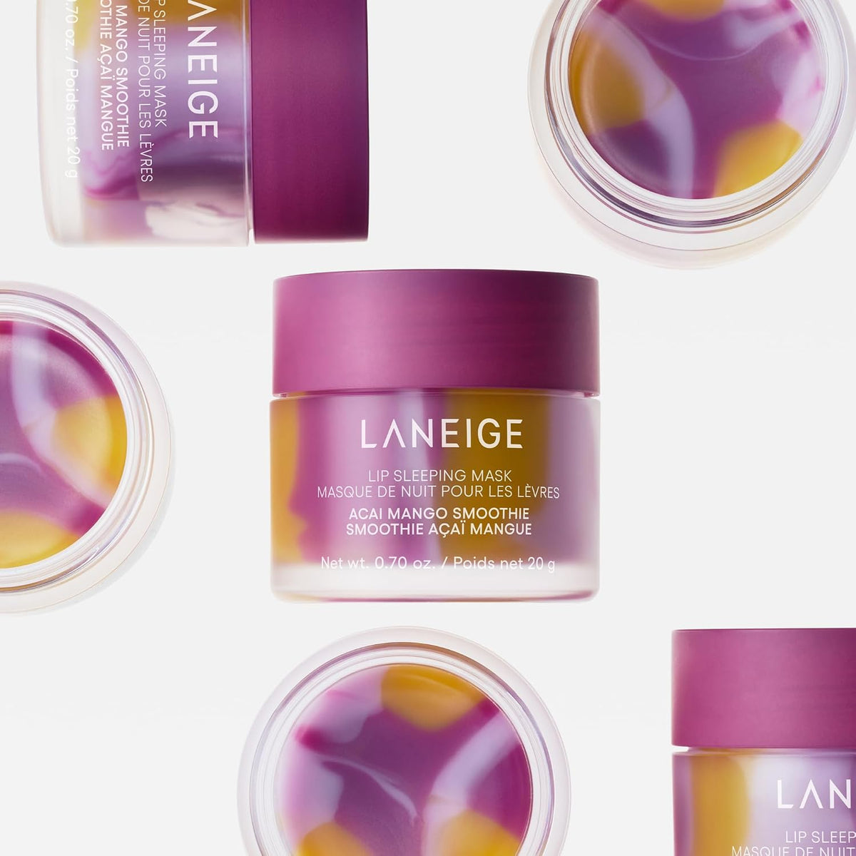 LANEIGE Lip Sleeping Mask: Nourish, Hydrate, Vitamin C, Murumuru & Shea Butter, Antioxidants, Flaky, Dry Lips