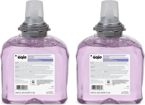 GOJO TFX Foam Soap Refill, Cranberry Scent, 2ct x 1200 mL - 5361-02