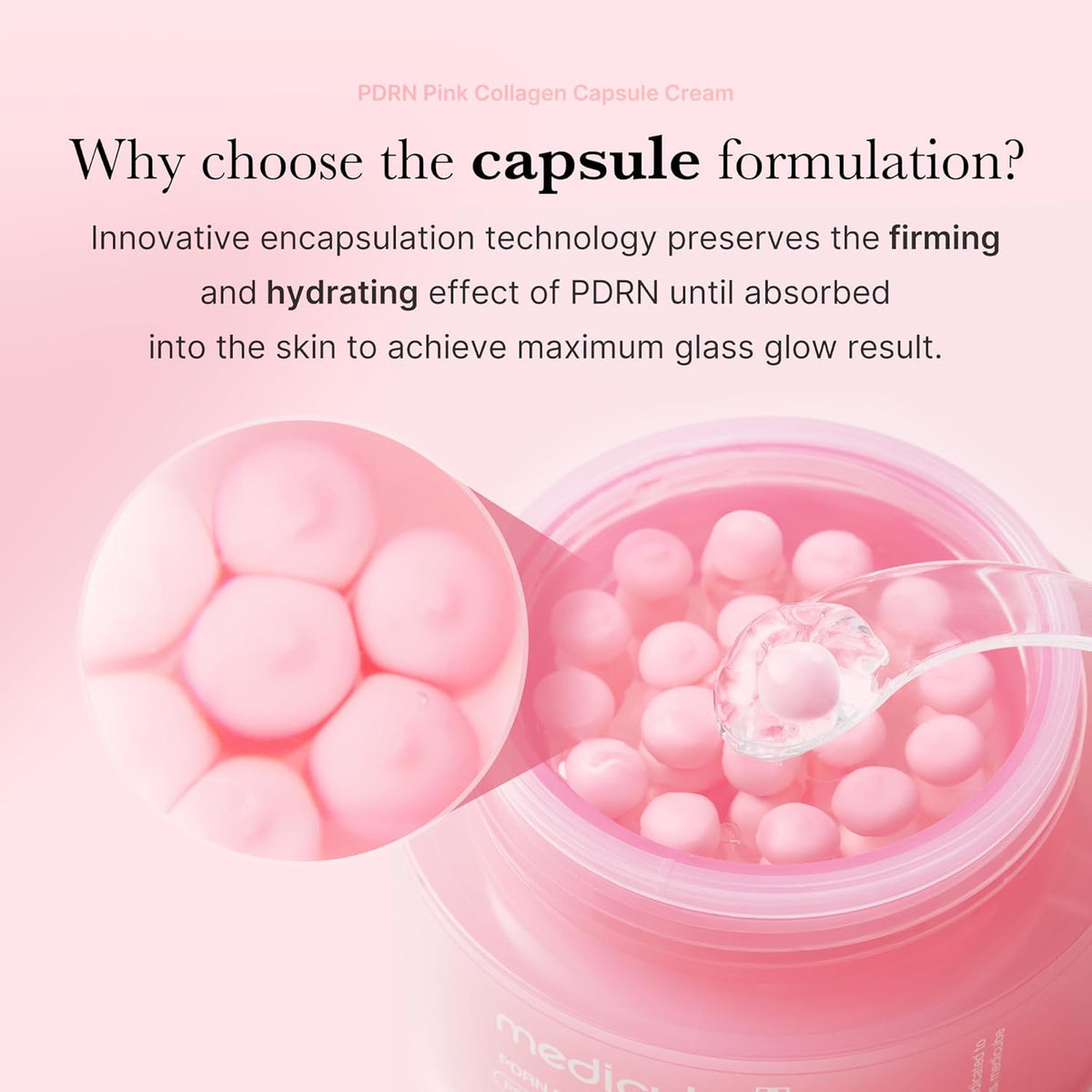 medicube Capsule Cream with Salmon DNA PDRN, Glow & Firming Moisturizer