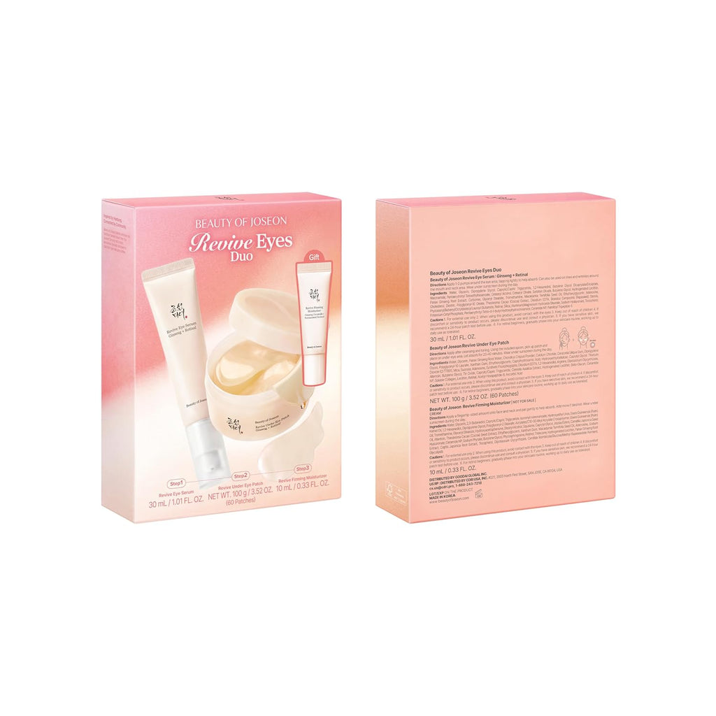 Beauty of Joseon Revive Ritual Eye Duo Gift Set Retinol Eye Cream & Patch