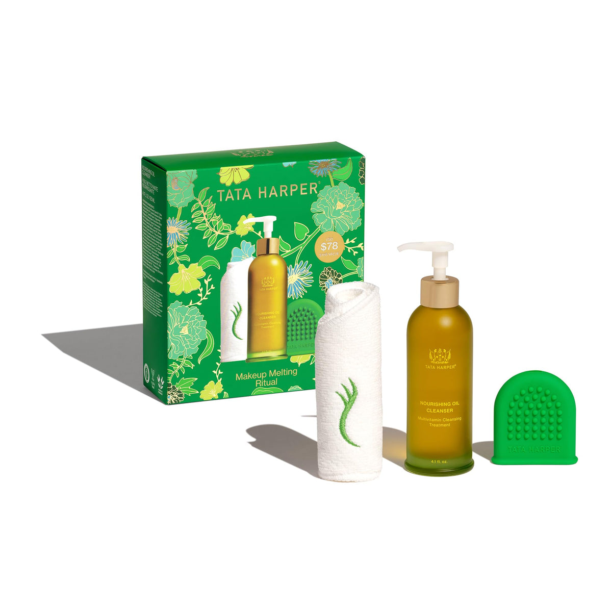 Tata Harper Nourishing Oil Cleanser, Gentle Makeup Removing Cleanser, Cleansing Oil, Natural Skincare, 125ml