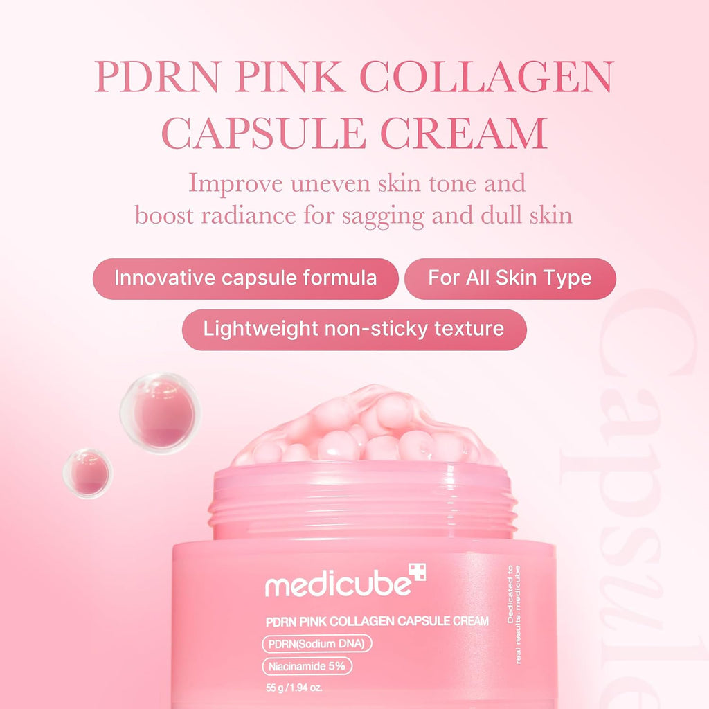 medicube Capsule Cream with Salmon DNA PDRN, Glow & Firming Moisturizer