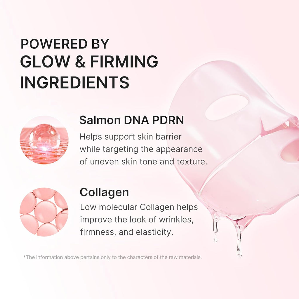 medicube Jelly Gel Mask with Salmon DNA PDRN Pink Collagen, Plump & Hydrate