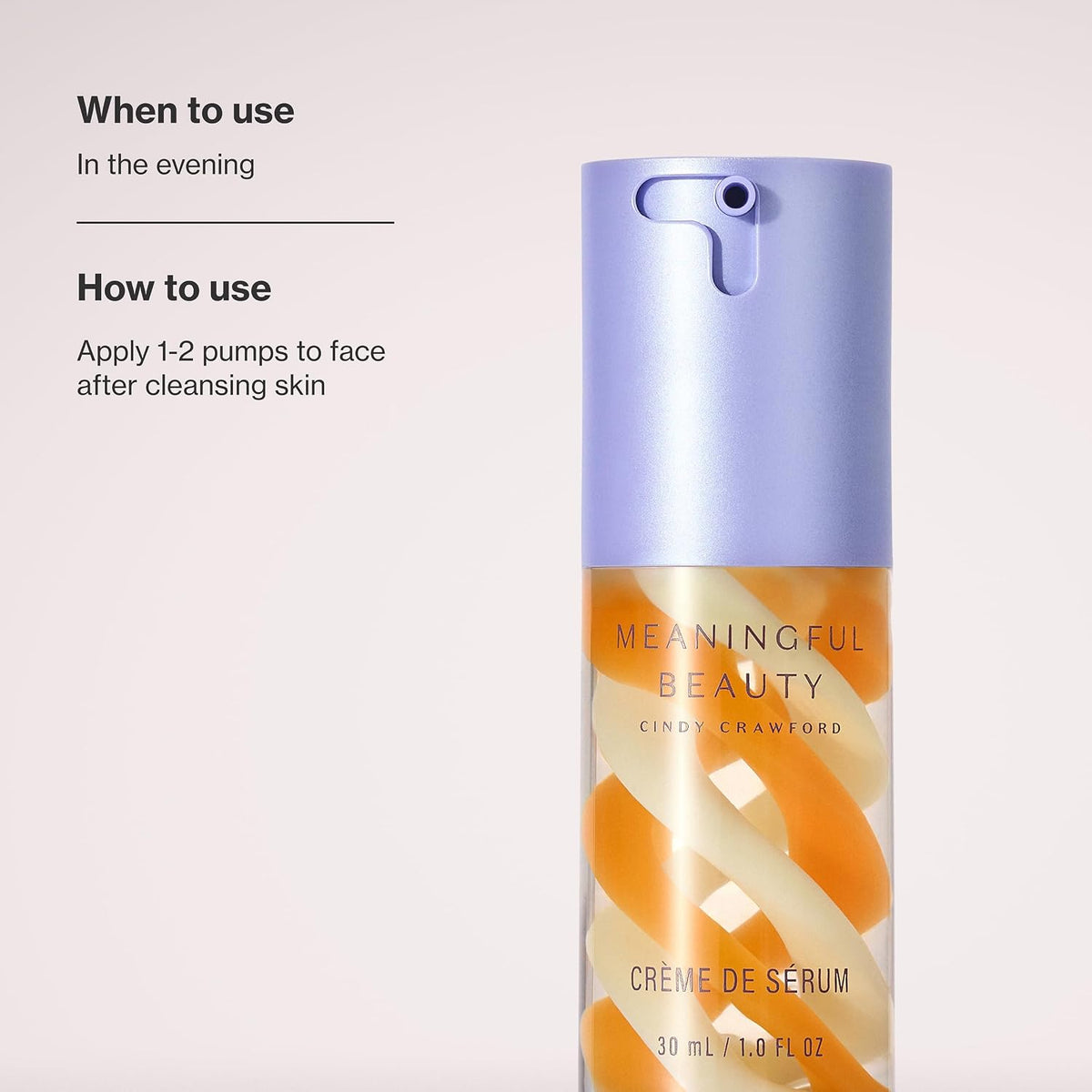 Meaningful Beauty Crème de Serum Melon Extract Nighttime Moisturizer