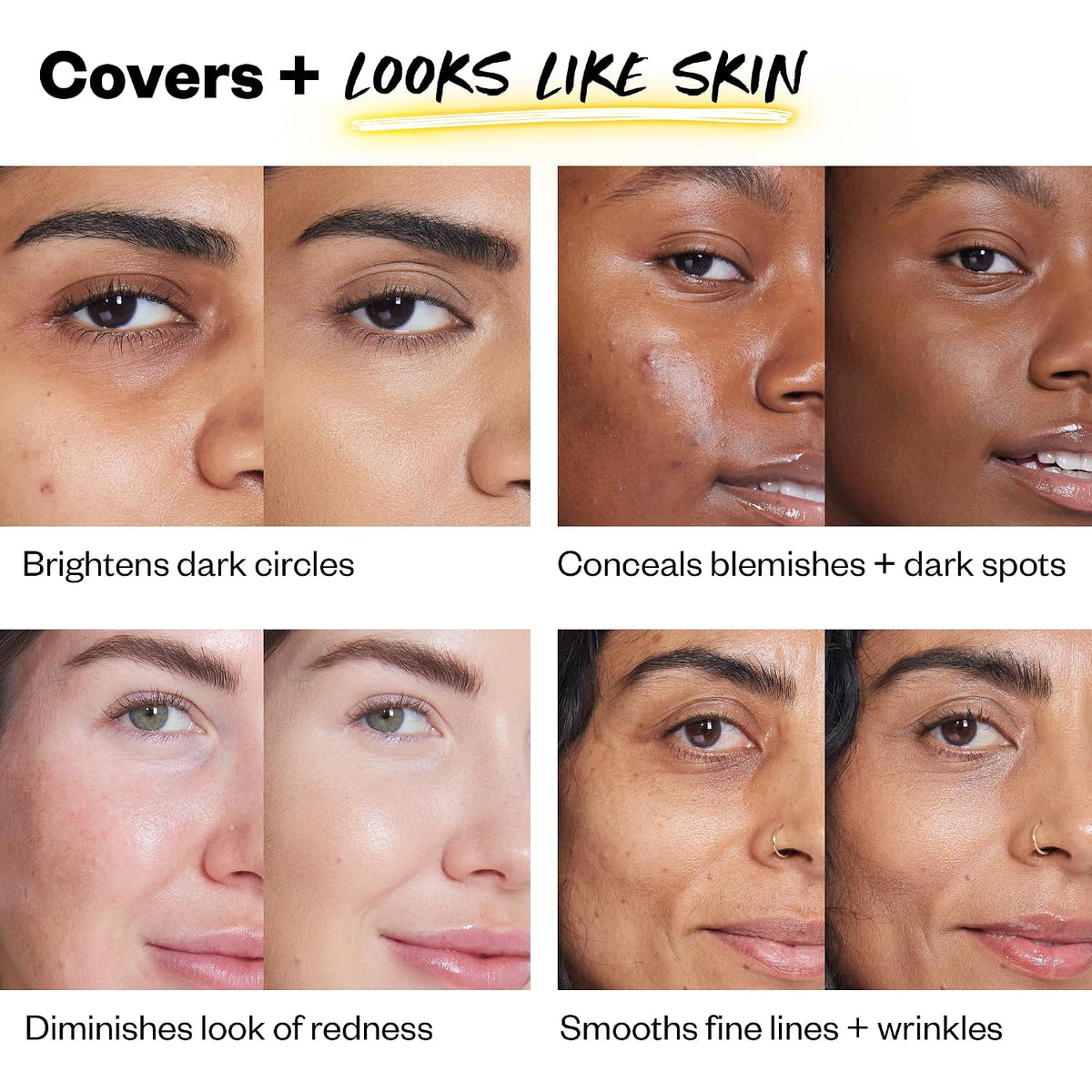 Kosas Revealer Medium Coverage Hydrating Concealer + Hyaluronic Acid, 04 N