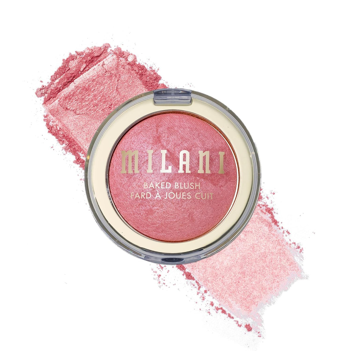 Milani Baked Blush, Makeup Powder Blush for Cheeks - Dolce Pink