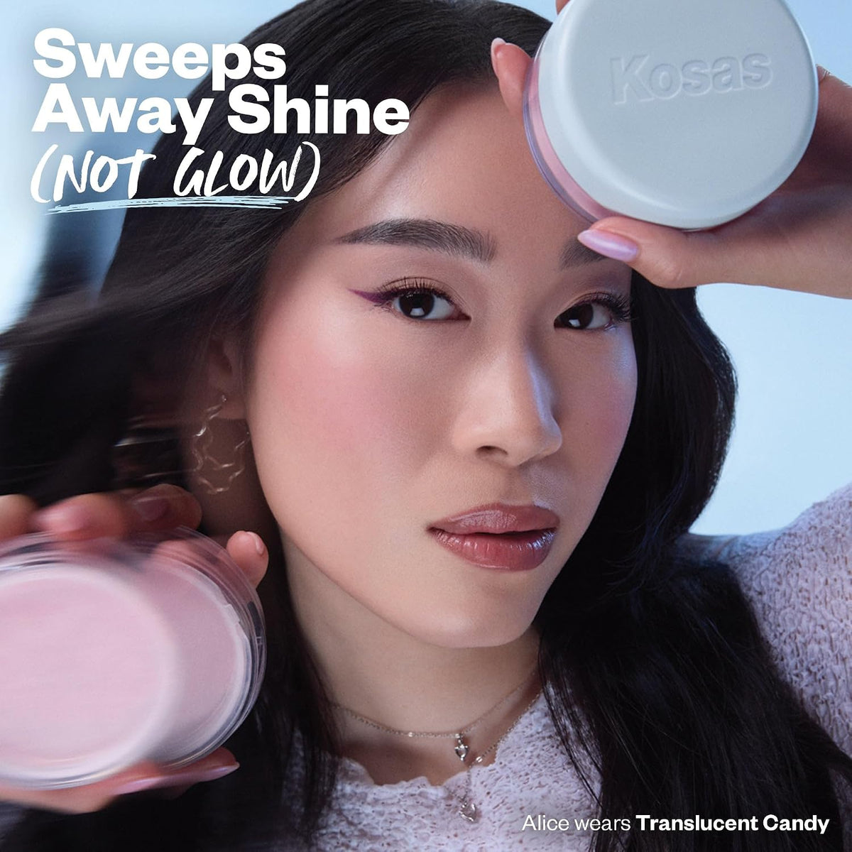 Kosas Cloud Set Talc-Free Loose Setting Face Powder, Ultra Sheer Pink
