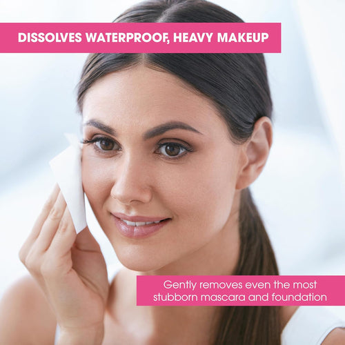 Diamond Wipes Face Cleansing & Waterproof Makeup Remover Wipes, 500 Count