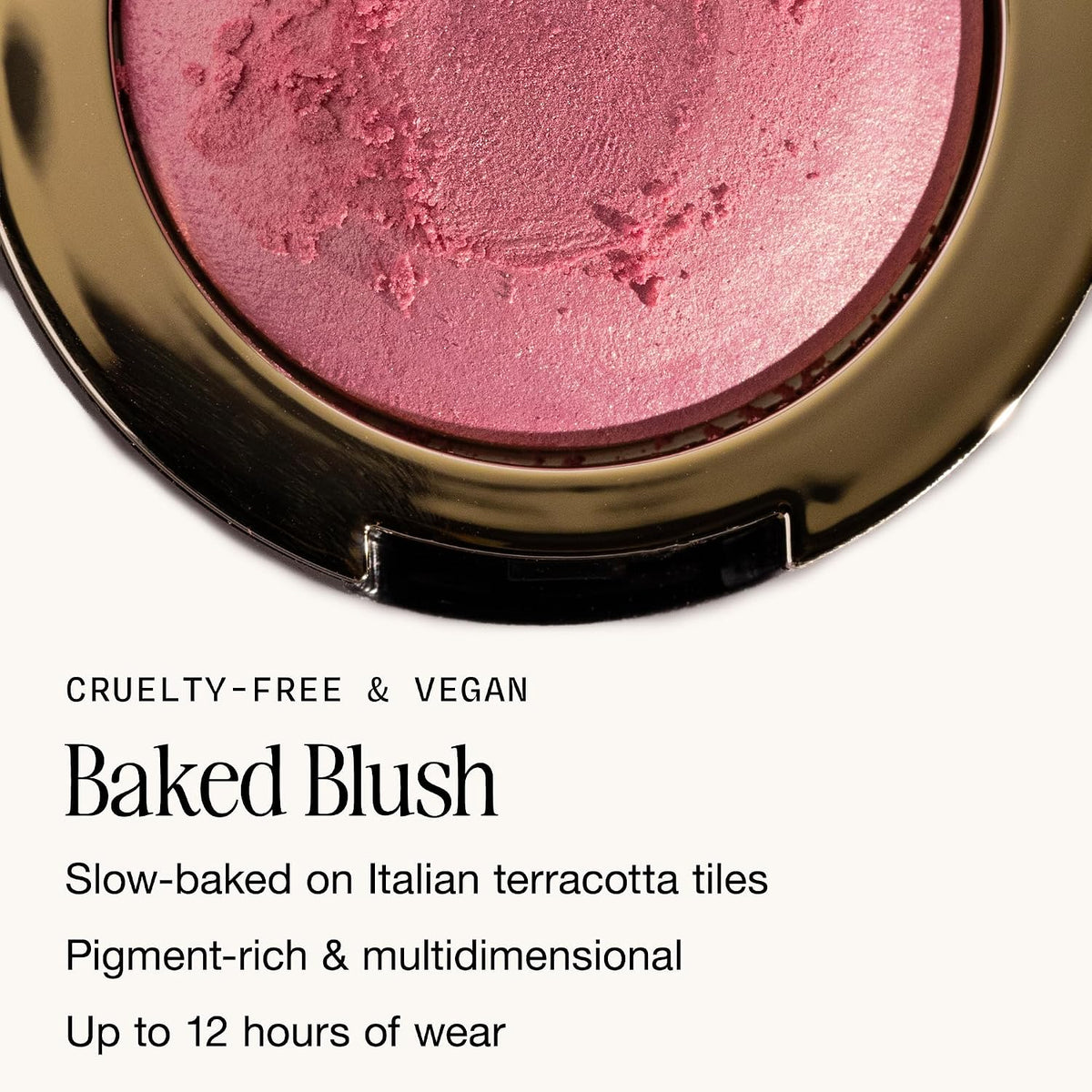 Milani Baked Blush, Makeup Powder Blush for Cheeks - Dolce Pink