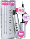 NYK1 CONCENTRATED Eyebrow Growth Serum For Fuller, Thicker Brows | XL - 8ml | BrowForce Brow Growth Serum for Sparse & Overplucked Eyebrows - Advanced Regrowth Formula for Visible, Long-Lasting Results