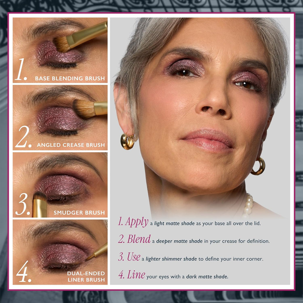 LAURA GELLER NEW YORK Ultimate Essentials - The Ultimate Palette 31 Baked Eyeshadows Minimalism Maximized + Shadow Skills 4PC Eye Brush Set
